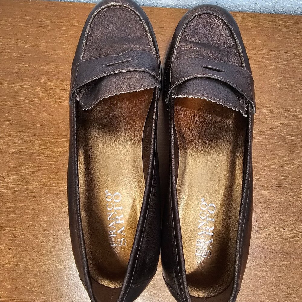 Men's Franco Sarto‎ Dress Shoe Loafer Black Size 10 - Picture 8 of 11
